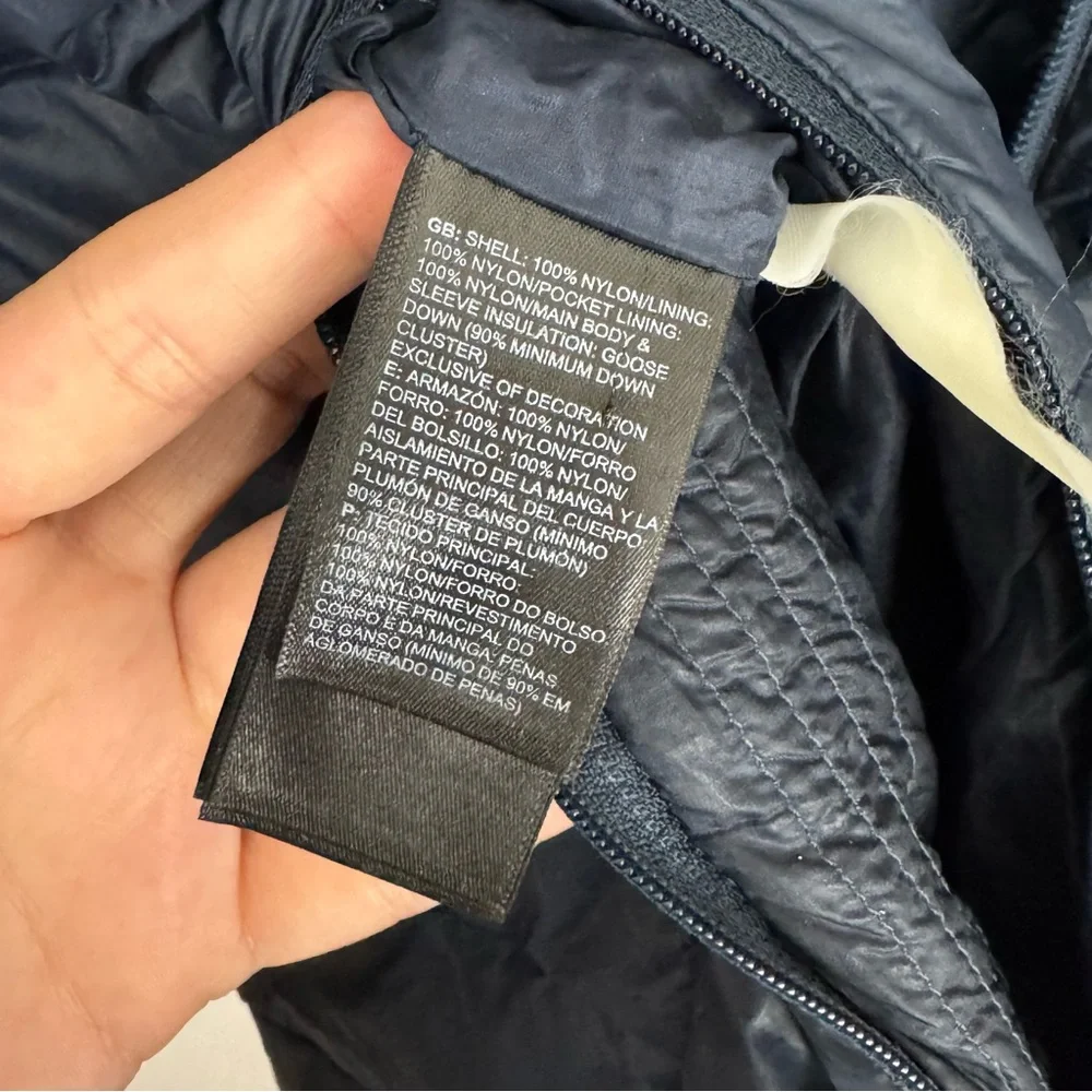 The North Face Lightweight Down Puffer Jacket Coat Navy Blue Men’s Size XL